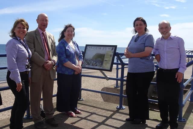From left, Coun Catherine Seymour, Neal Thompson, Anne Moore, Coun Georgina Hill and Chris Hardie, chairman of the trust.