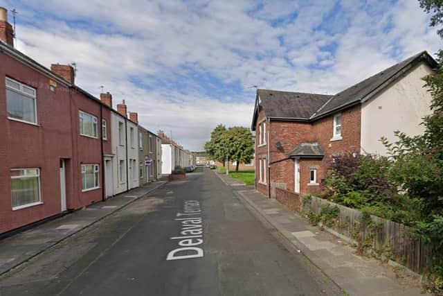 The fire was at an address on Delaval Terrace. (Photo by Google)