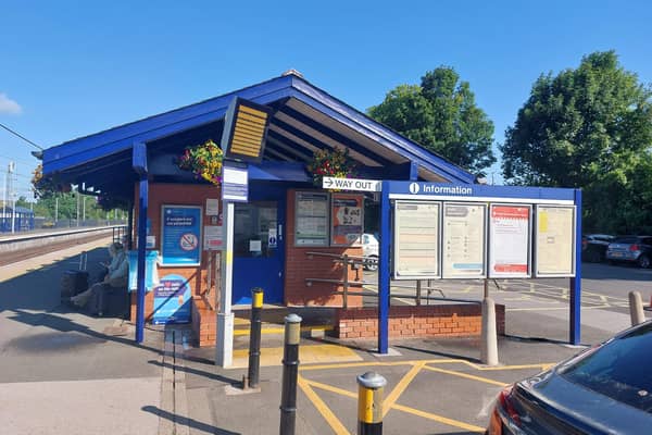 Alnmouth Station ticket office. Picture by Lauren Coulson.