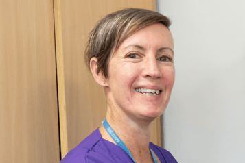 Senior paediatric specialist nurse, Sophie Gilmour-Ivens.