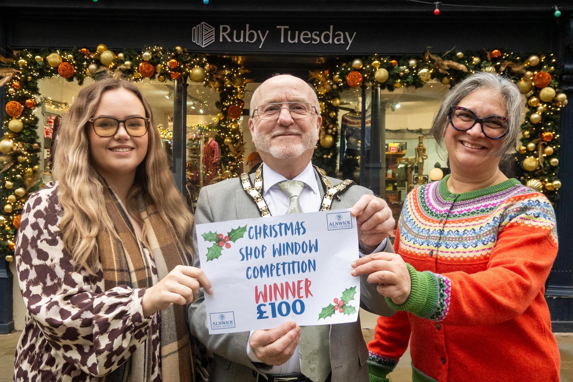 Alnwick Christmas shop window competition winners announced
