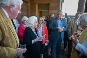 The launch event for a new exhibition on the history of salmon fishing on the River Tweed. Picture: Jim Gibson