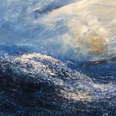 The power of the sea is a common theme of Clifford Blakey's art.