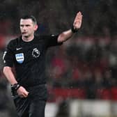 Michael Oliver is one of 18 referees chosen by UEFA. (Photo by Michael Regan/Getty Images)