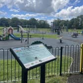 The play area at People’s Park in Ashington.