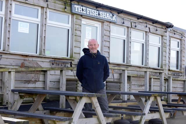 Martin Charlton at The Fish Shack in Amble.