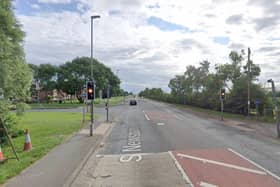 The existing traffic lights at the Sandringham Road junction will be replaced by temporary lights. (Photo by Google)