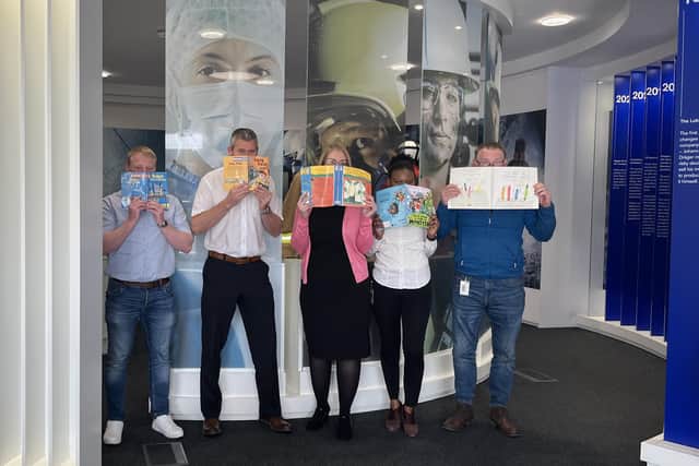 Dräger staff have been taking part in online reading sessions with primary school children. (Photo by Dräger)