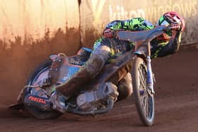 Skipper Rory Schlein performed heroics in the last heat to ensure the win against Edinburgh Monarchs. Picture: Keith Hamblin