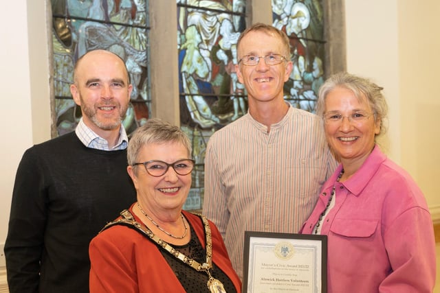 For their commitment to enabling people to enjoy running, Alnwick Harriers volunteers received a Civic Award.