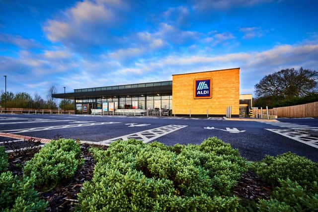One of the many Aldi stores in the UK.