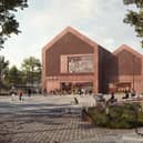A CGI image of what the exterior of the new Blyth cultural hub will look like. Photo: Northumberland County Council.