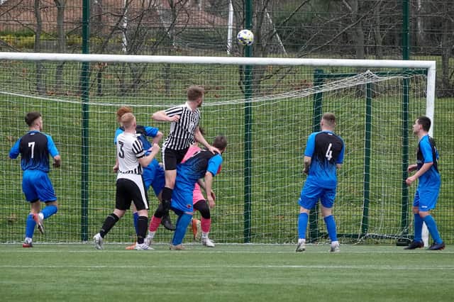 The development squad in action last season. The club has announced the team will not be competing in the league this season. Picture: Alnwick Town FC