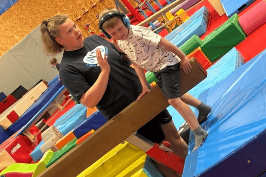 A youngster taking part in North Tyneside Council's Holiday Activities programme