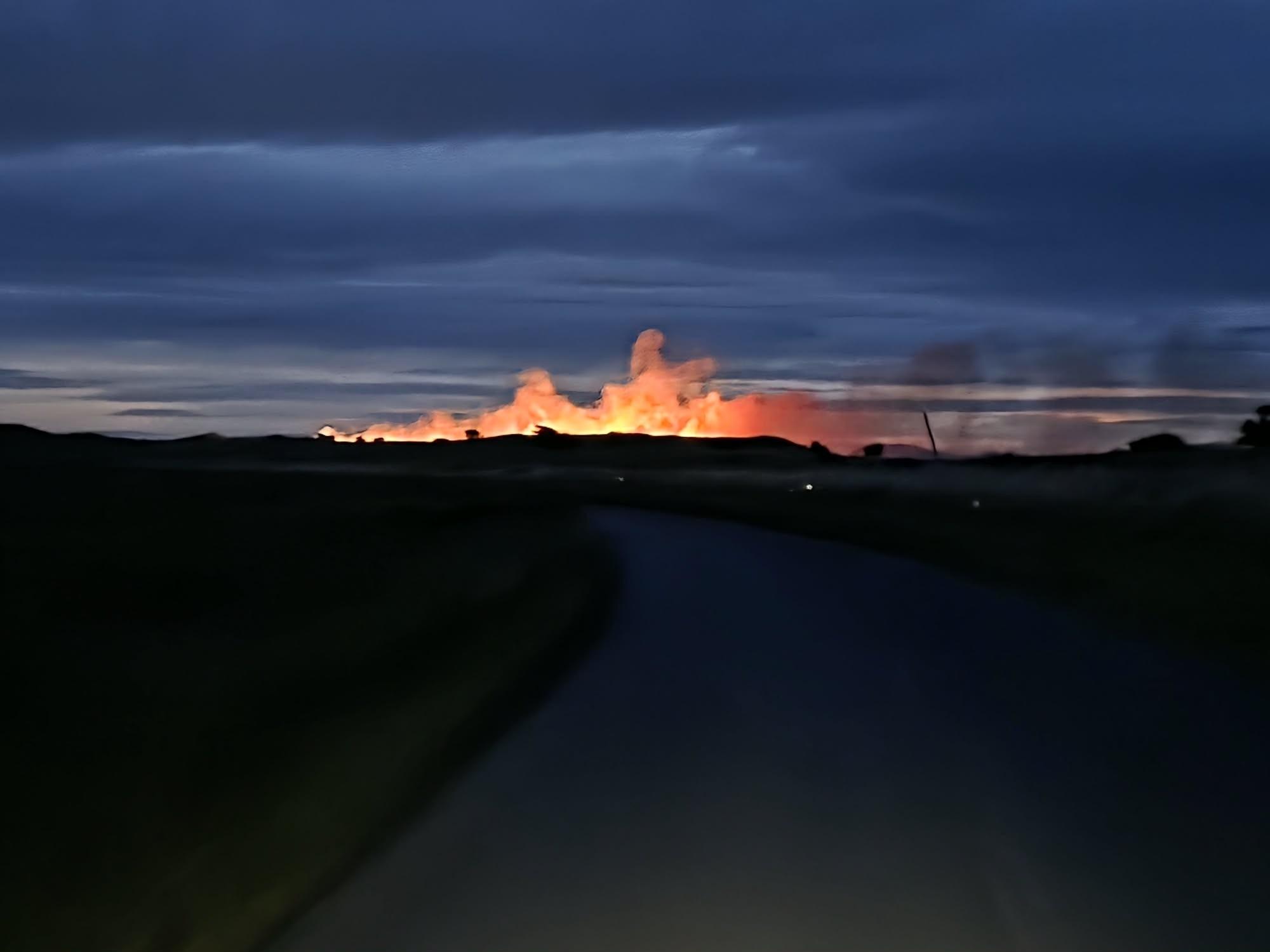 Wildfire on Holy Island sparks emergency response from firefighters and ...