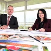Miller Homes North East regional managing director Patrick Arkle and sales director Aisling Ramshaw.