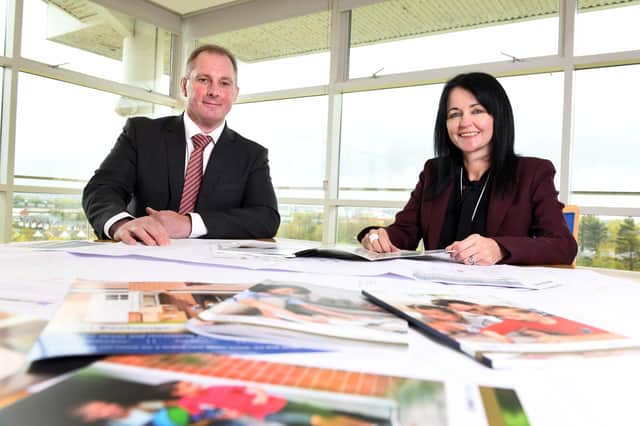 Miller Homes North East regional managing director Patrick Arkle and sales director Aisling Ramshaw.