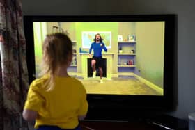Fitness trainer Joe Wicks has been streaming PE sessions for school children during lockdown (Photo by Gareth Copley)