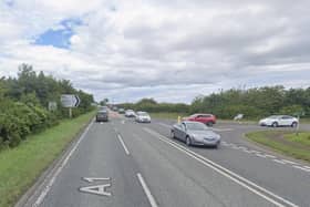 Th A1 between Morpeth and Alnwick.