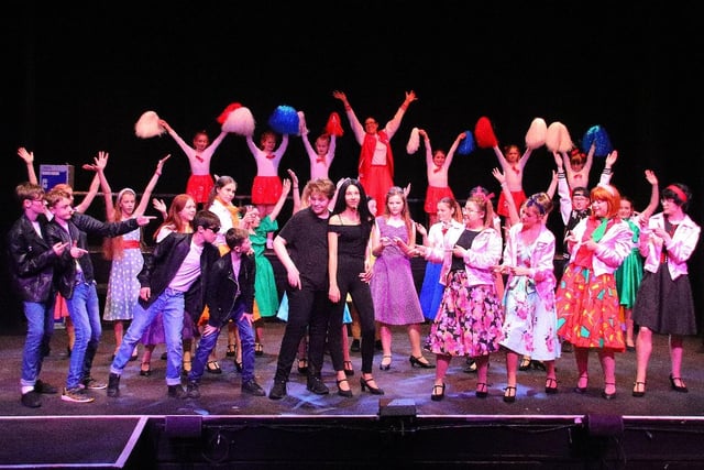 Berwick Operatic Society youth section's production of Grease. Picture by Lynn Ireland.