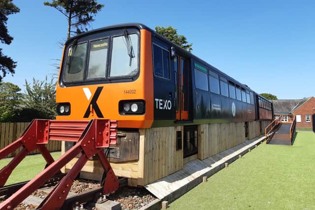 The Dales School train has been refurbished inside and out.