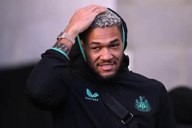 Newcastle United footballer Joelinton. Picture by Stu Forster/Getty Images.