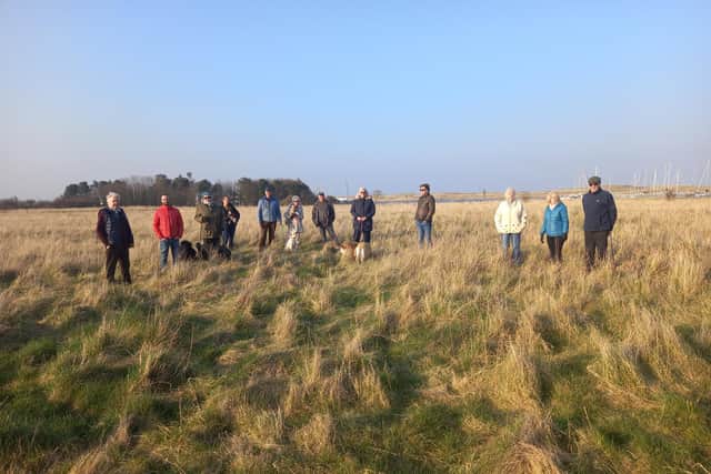 A protest group has been formed to fight plans for housing on Amble Braid.