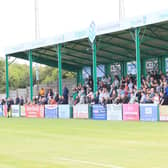 Croft Park welcomed 1,260 supporters as Blyth Spartans beat Alfreton Town 2-1. (Photo credit: Bill Wheatcroft)