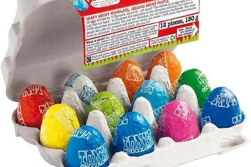 Tony’s Chocolonely Easter Eggs Assortment, Currently priced at £12.99.