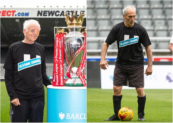 Michael Hogg and Rob Waugh are among those to have benefited from Football Talks, a project launched last year by the Newcastle United Foundation.