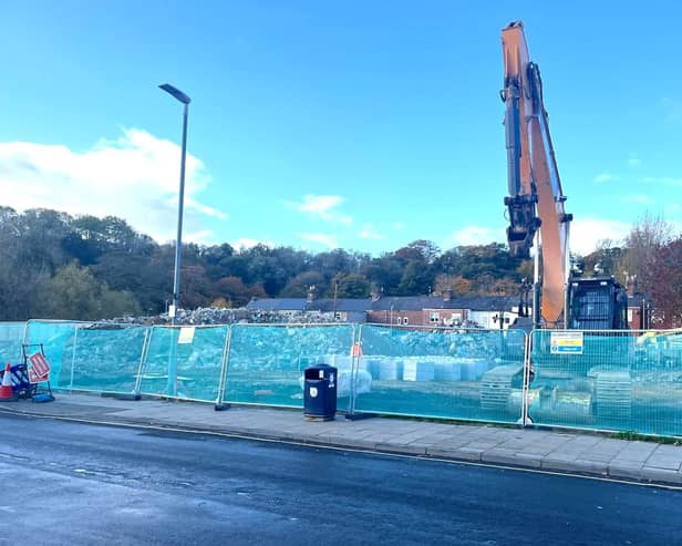 The former Riverside Leisure Centre in Morpeth has now been fully demolished.