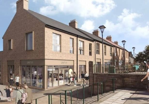 A CGI of what the current phase of the redevelopment will look like once complete. (Photo by Advance Northumberland)