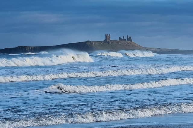 A section of Dunstanburgh by Jeremy Cooper.