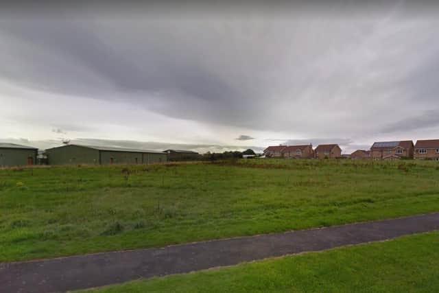 The proposed development site at Southmead, Amble. Picture: Google