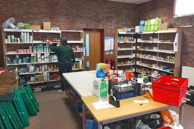 The Trussell Trust has announced that it had distributed a record number of food parcels between April and September this year. Picture by Alastair Ulke.