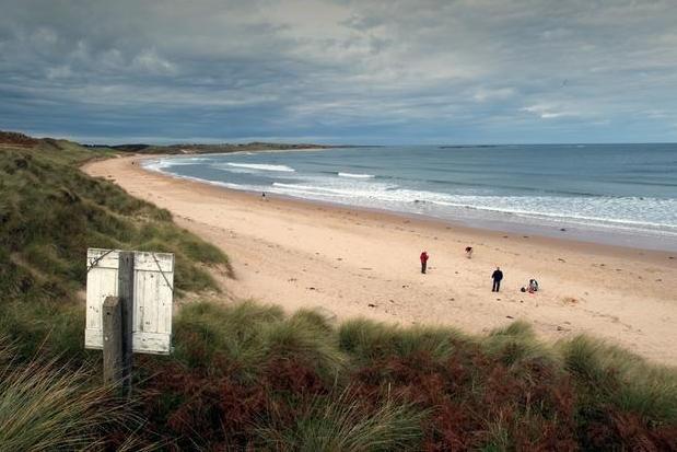 Embleton Bay is ranked number 2. It is a glorious stretch of sandy beach with the ruins of Dunstanburgh Castle nearby. The pretty village of Embleton is close by.