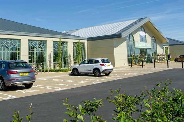A CGI of the proposed new garden centre in Alnwick.