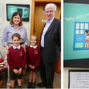 The presentation of the permanent visual record of the school’s achievement and a section of the visual record of the artwork.