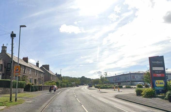 Northumberland Road in Tweedmouth.
