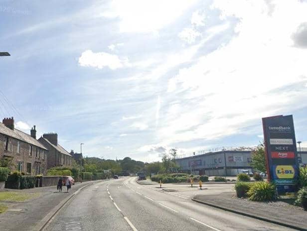 Northumberland Road in Tweedmouth.