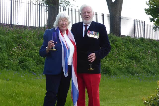 Susan Hughes and Canon Alan Hughes.