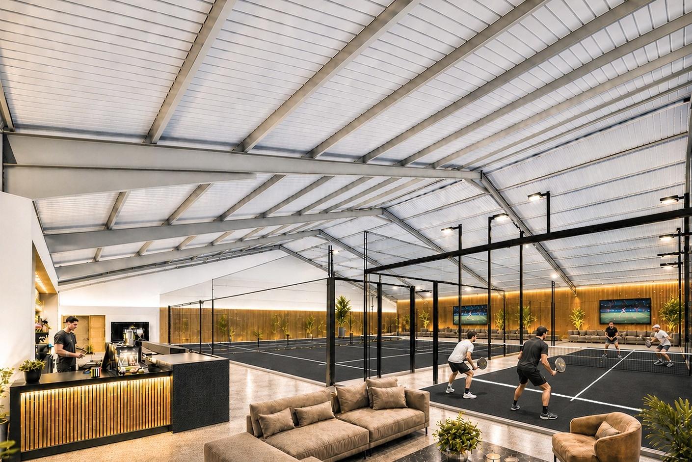 Padel-Anlage in Blyth mit vielen Attraktionen soll diesen Sommer eröffnen.