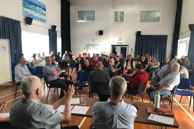 A public meeting was held in Seahouses. Picture: Northumberland IFCA.