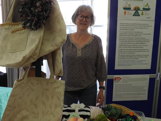 One of the stalls at the Community Fair.