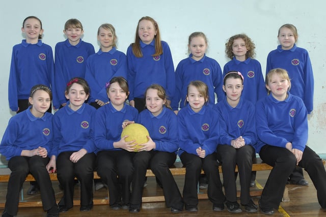 The year six netball team from Alnwick's Lindisfarne Middle School won the Area Netball tournament in 2011.