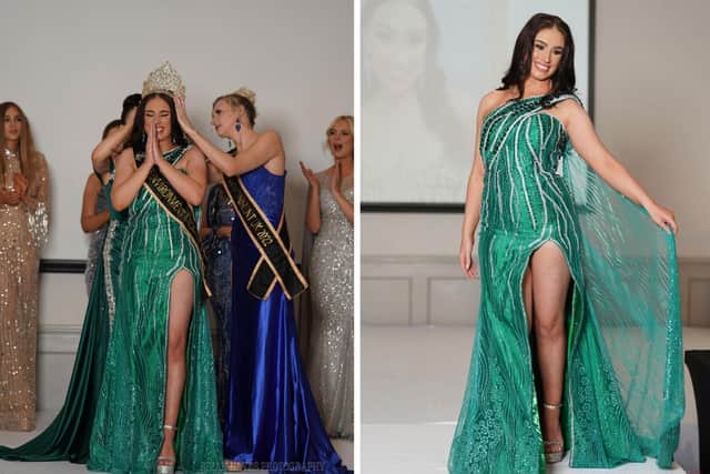 Juliette Taylor has been crowned the first Miss Environment England. Picture by Brian Hayes Photography courtesy of Eco Pageants UK.