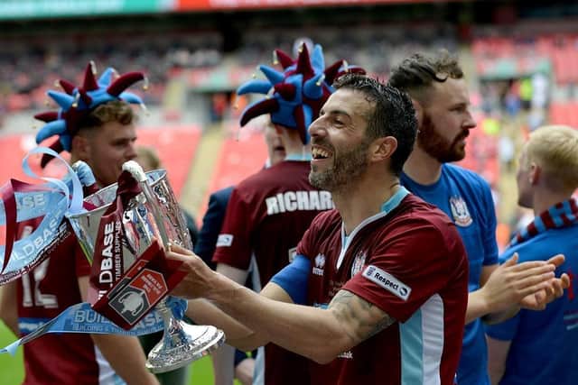 A great day for Julio Arca and South Shields FC at Wembley. See question 10.