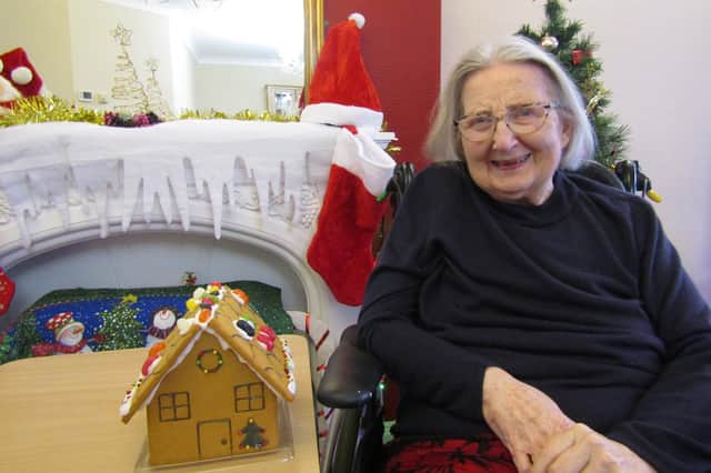 Staff and residents at Chester Court care home took part in Gingerbread House Day.