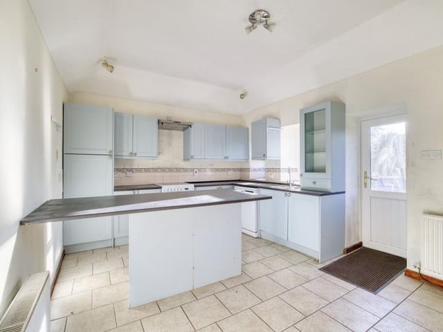 Kitchen and dining space.