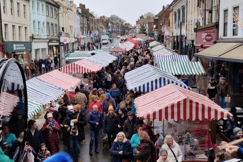 Residents and visitors flocked to town for the Berwick Christmas Market.